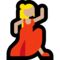 Woman Dancing - Medium Light emoji on Microsoft